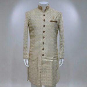 Cream Gold - Sherwani